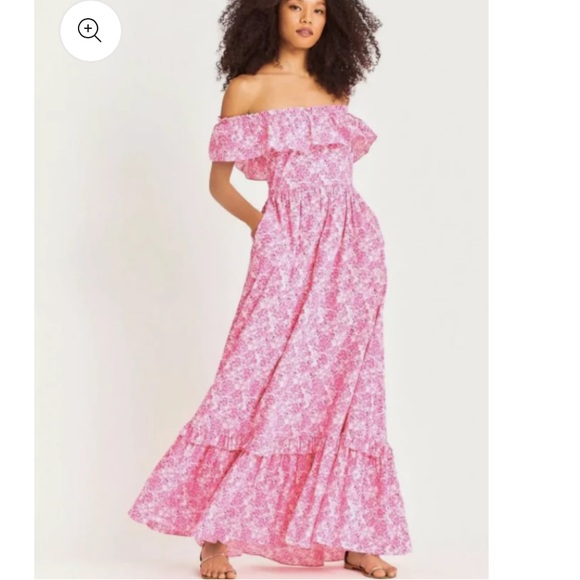 LoveShackFancy Dresses & Skirts - LoveShackFancy 4 NWT Pink Berry Fields Tara Dress Garden Floral Cottage Fairy